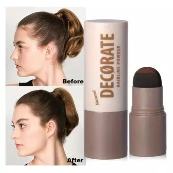 Натуральная пудра для изменения линии роста волос, контурная пудра, изменение теней и заполнение линии роста волос на лбу.