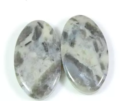 Натуральная яшма Puff, пара, грушевидный кабошон, россыпью, драгоценный камень 12X22X03 мм SK-271