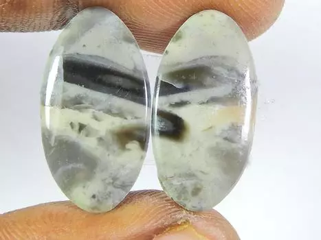 Натуральная яшма Puff, пара, грушевидный кабошон, россыпью, драгоценный камень 11X22X03 мм SK-265
