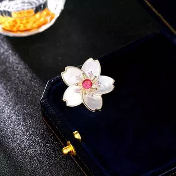 Натуральная ракушка цветок ракушка маленькая брошь блейзер аксессуары многоцелевой кардиган анти-легкие булавки аксессуары корсаж