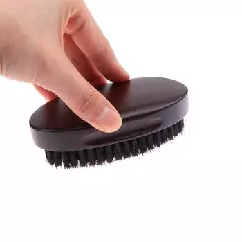 Натуральная щетина кабана для мужчин, массаж лица из бамбука, которая творит чудеса, расчесывая бороду и усы