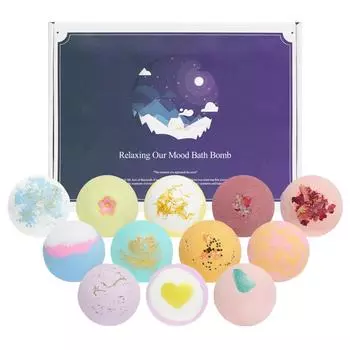 Натуральная соль для ванн Prez Bath Bomb 120 г x 12 набор 1440 г