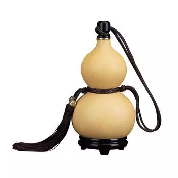 Натуральная сушеная тыква бутылка для воды тыквы поделки калебас украшение с крышкой декор рождественский подарок Y9R6 500ml-500ml