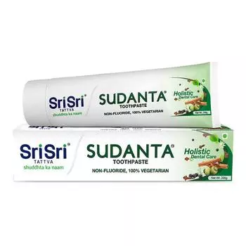 Натуральная зубная паста Суданта (200 г), Sudanta Toothpaste, Sri Sri Tattva 8.6625