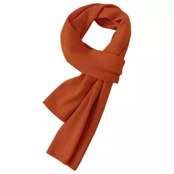 Natural Neck Cold Cold Gift [SIL-VENDER] Scarf, Silk, Cashmere, Material, Stole, Warmer, Snood, Scarf, Warmth, Warmth, Protection, Protection, оранжевый