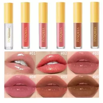 Натуральное и долговечное увлажняющее зеркальное масло для губ Beauty с фруктовым вкусом, пухлые губы, увлажняющий и глянцевый бальзам для губ