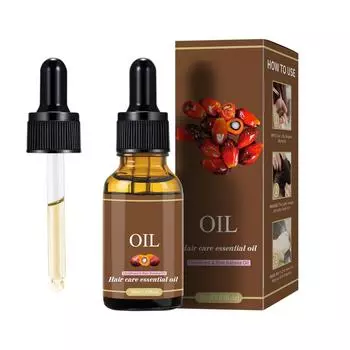 Натуральное масло для роста волос лечит поврежденные секущиеся кончики волос, выпадение волос и увеличивает рост волос как для мужчин, так и для женщин, 30 мл белый