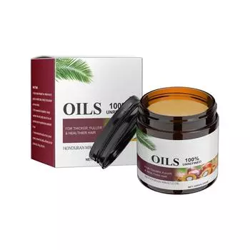 Натуральное масло для роста волос Масло для волос из Гондураса предотвращает выпадение волос устраняет секущиеся кончики для мужчин и женщин One Size