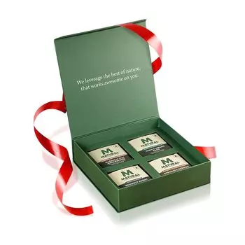 Натуральное мыло для купания ручной работы Matural Premium Quad Подарочная коробка для мужчин (4x120g)