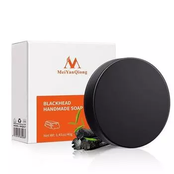 Натуральное мыло для лица, древесный уголь, контроль жирности, отбеливание, средство для удаления черных точек чёрный