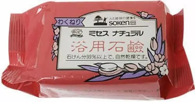 Натуральное мыло для ванны Sokensha 110 г Mrs.