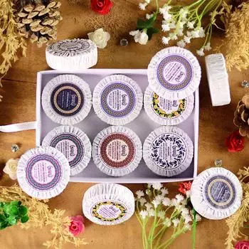 Натуральное мыло с шафраном, органическим маслом ши, английской солью и чистым розовым маслом - зимнее мыло для тела с увлажняющими роскошными эфирными маслами для сухой кожи. 1 Box (25g x 12 Ps)