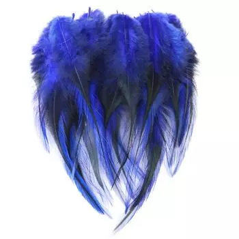 Натуральное перо, 100 шт., куриное перо, 4-6 дюймов, красивый петух, ювелирные изделия ручной работы для вязания мух, материалы, аксессуар, петушиный шлейф 100pieces