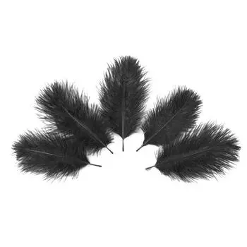 Натуральное страусиное перо 10-15 см маленькое перо для украшения домашней цветочной композиции южноафриканское страусиное перо своими руками 10pcs