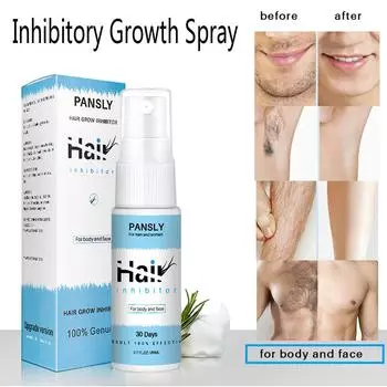 Натуральное удаление волос, подавление роста волос, органический ингибитор роста волос, 20 мл белый