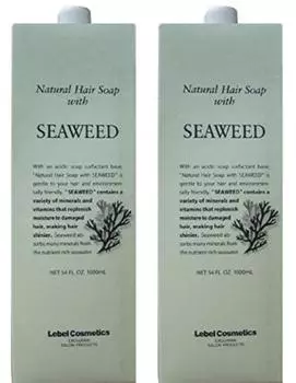 натурального мыла для волос Lebel с SW 1600 мл, сменный блок [Набор 2] (Морские водоросли)