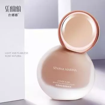 Natural Nude Makeup Bubble Liquid Foundation Длительный увлажняющий крем-консилер 30 мл естественный