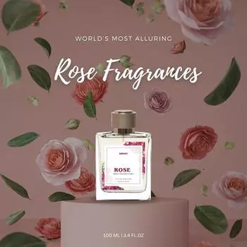 Натуральные духи «Роза» для мужчин и женщин 100 мл Сильный и стойкий аромат | Подарочный набор для нее | 100 ML