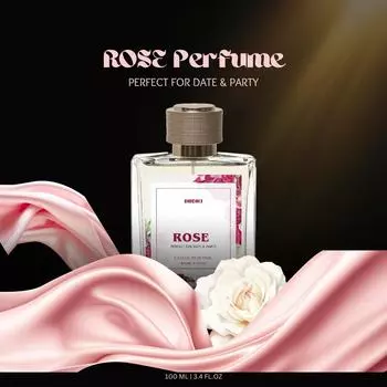 Натуральные духи «Роза» для мужчин и женщин 100 мл Сильный и стойкий аромат | Подарочный набор для нее | 100 ML
