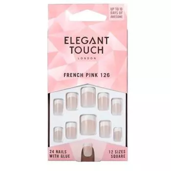 Натуральные французские ногти Elegant Touch 126, короткие