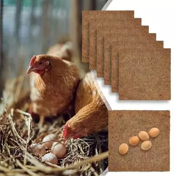 Натуральные конопляные коврики для гнездования курятника для домашних животных для сада, лужайки, для помещений и улицы