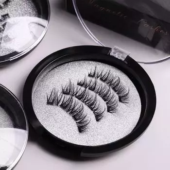 Натуральные магнитные накладные ресницы для похудения, набор накладных ресниц ручной работы, 3D норковые ресницы, макияж 06