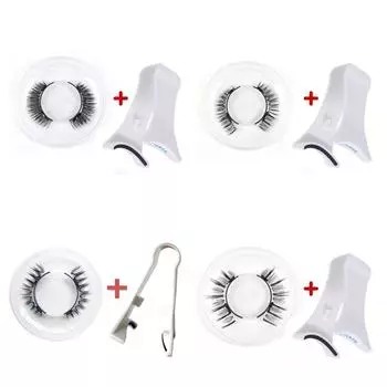 Натуральные магнитные ресницы, многоразовые накладные ресницы, модные манга-ресницы для новичков Style A