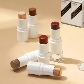 Натуральные мини-контурирующие румяна-карандаш-бальзам для щек D