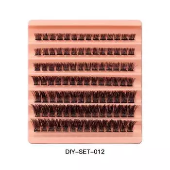 Натуральные мягкие сегментированные накладные ресницы, отдельные кластеры, наращивание ресниц, толстые искусственные норковые ресницы