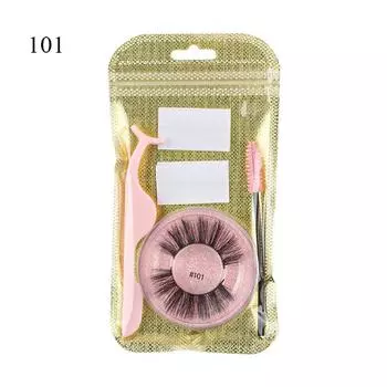 Натуральные накладные ресницы, самоклеящиеся накладные ресницы без клея, многоразовые наращивания ресниц, удобные полосатые ресницы MYY