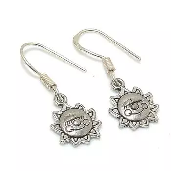 Натуральные непальские подарочные серьги ручной работы из стерлингового серебра 925 пробы 1,18 дюйма n0i68