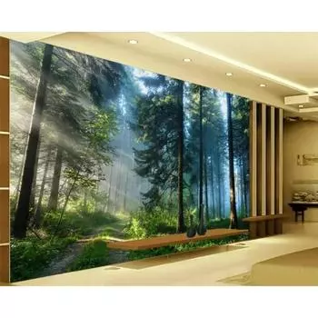 Натуральные обои Пейзаж Фон Настенная роспись Украшения дома Гостиная Спальня Роспись 3d Обои 200 cm(W) x 140 cm(H)