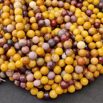 Натуральные польские бусины из яшмы из мукаита, круглые бусины-шарики диаметром 6 мм, 8 мм, 10 мм, полная нить, от 14 до 15 дюймов. 6 MM 1 Strand Beads