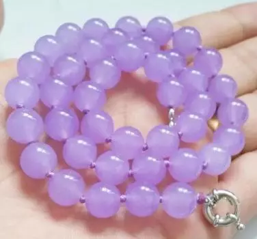 Натуральный александритовый нефрит диаметром 10 мм, круглые бусины, ювелирное ожерелье, 18 дюймов