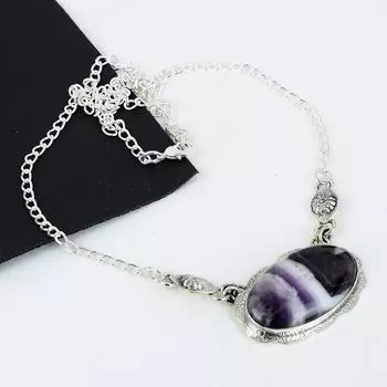 Натуральный аметист шабале драгоценный камень ручной работы из стерлингового серебра 925 пробы гальванопластика ожерелье, аметист шабале серебро для жены унисекс кулон вата подарки 20 фиолетовый
