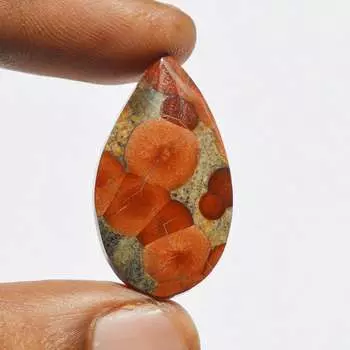 Натуральный арахисовый обсидиан драгоценный камень, оптовый арахисовый обсидиан кабошон, плоская задняя часть, для художественного творчества своими руками, 20 карат грушевидной формы, 32x18x5,5 мм 32x18x5.5 mm разноцветный