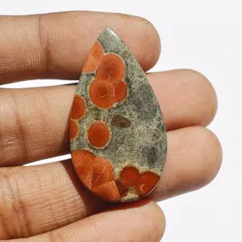 Натуральный арахисовый обсидиан драгоценный камень, оптовый арахисовый обсидиан кабошон, плоская задняя часть, для художественного творчества своими руками, 31 карат грушевидной формы, 40x22x5 мм 40x22x5 mm разноцветный