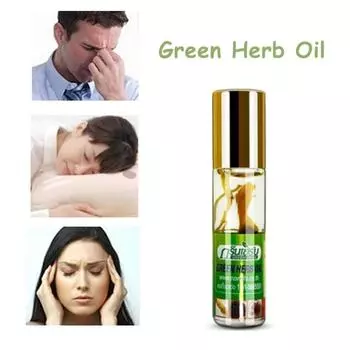 Натуральный бальзам для ингаляторов, тайское масло зеленых трав, тайская зеленая мазь, мазь для облегчения мышечной боли, эфирное масло