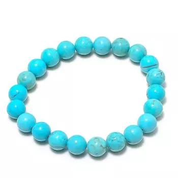 Натуральный бирюзовый браслет-манжета ручной работы Santa Rosa, регулируемый s6b77