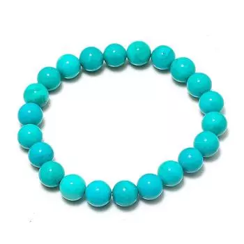 Натуральный бирюзовый драгоценный камень Аризоны, регулируемый браслет ручной работы H3L69