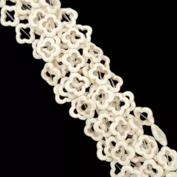 Натуральный бирюзовый камень, свободные квадратные бусины в форме морской звезды в форме цветка для DIY ожерелья, браслета, кулона, изготовление ювелирных изделий, аксессуары ручной работы 3