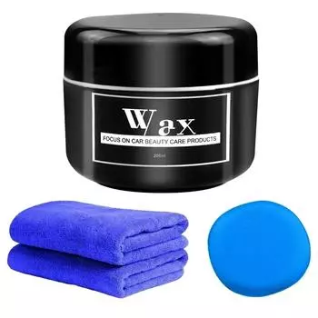 Натуральный бразильский карнаубский воск для полировки и удаления пятен, покрытие для автомобиля с защитой от царапин, твердый автомобильный воск 200 мл