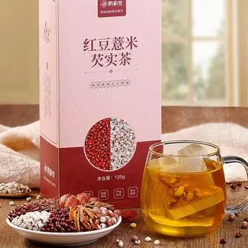 Натуральный чайный пакетик включает травяные чайные пакетики Coix Ormosia для похудения, чайный пакетик 150 г