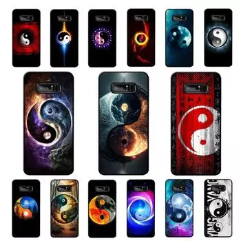 Натуральный чехол для телефона Инь и Ян с китайским тайцзи для Samsung Note 8 9 10 20 pro plus lite M 10 11 20 30 21 31 51 A 21 22 42 Samsung A21