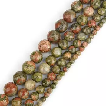 Натуральный цветок, зеленый камень, граненые круглые свободные бусины, прядь 15 дюймов, 4, 6, 8, 10 мм, размер на выбор для изготовления ювелирных изделий 4mm 95pcs