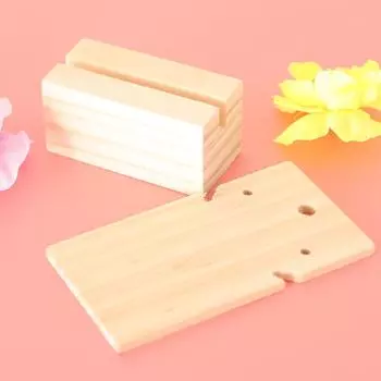 Натуральный деревянный держатель для сережек, подставка, органайзер для ювелирных изделий, стеллаж для хранения S S