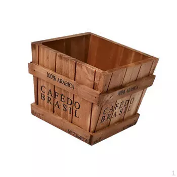 Натуральный деревянный сочный кашпо, настольный ящик для хранения, держатель, косметический органайзер, чехол, цветочный горшок для растений 3 Grid #14