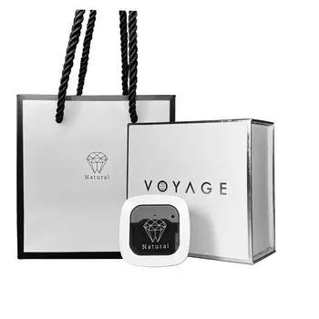 Натуральный дезинфицирующий колпачок для зубной щетки VOYAGE, подарочный, белый