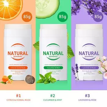 Натуральный дезодорант, Удаляет Запах, Стойкий, Дезодорант-Бальзам для Тела One Size зелёный