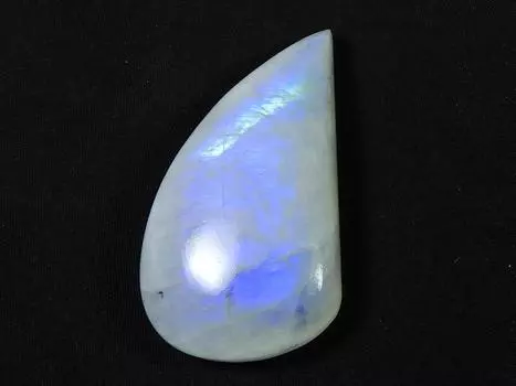 Натуральный дождевой лунный камень огненный кристалл редкий кабошон россыпью драгоценный камень 23X45X9MM SK-894